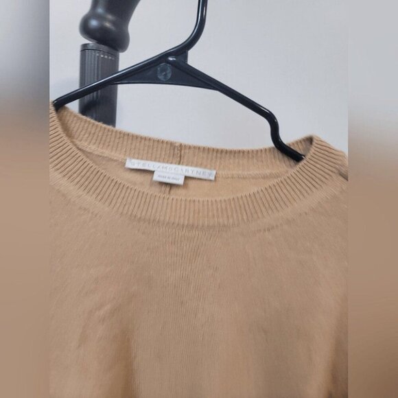 STELLA MCCARTNEY Cashmere Virgin Wool Asymmetric Sweater Sz 40 - Picture 3 of 8